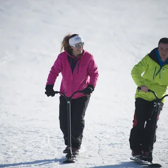 Snowscoot à Chabanon