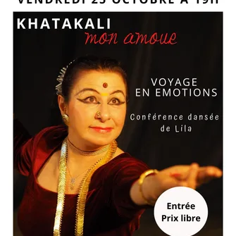 Conférence dansée à l’Alternateur : Kathakali, mon amour