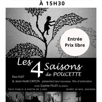 Film d’animation à l’Alternateur : Les 4 saisons de Poucette