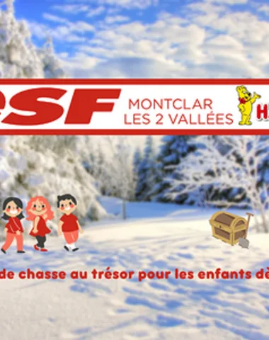 Chasse au trésor Haribo avec l’ESF à Montclar