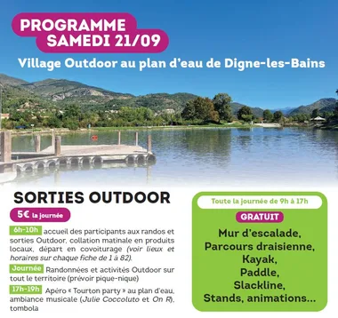 Festival de l’Outdoor 2024 : Village Outdoor au Plan d’eau