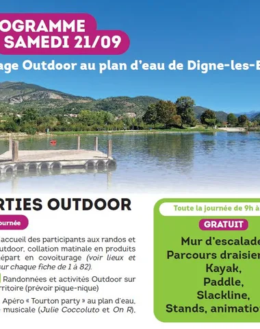 Festival de l’Outdoor 2024 : Village Outdoor au Plan d’eau