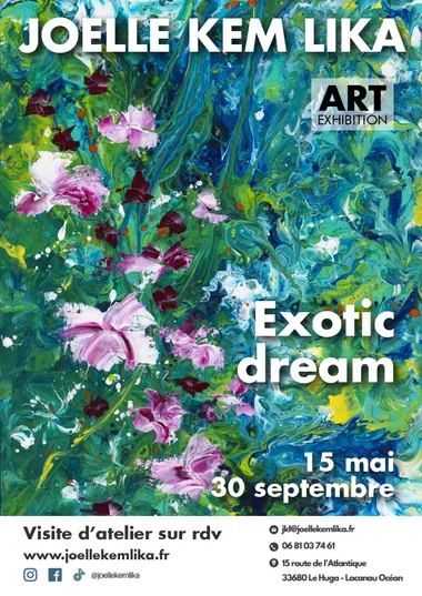 Exposition : Exotic Dream de Joelle Kem Lika – sur rendez-vous