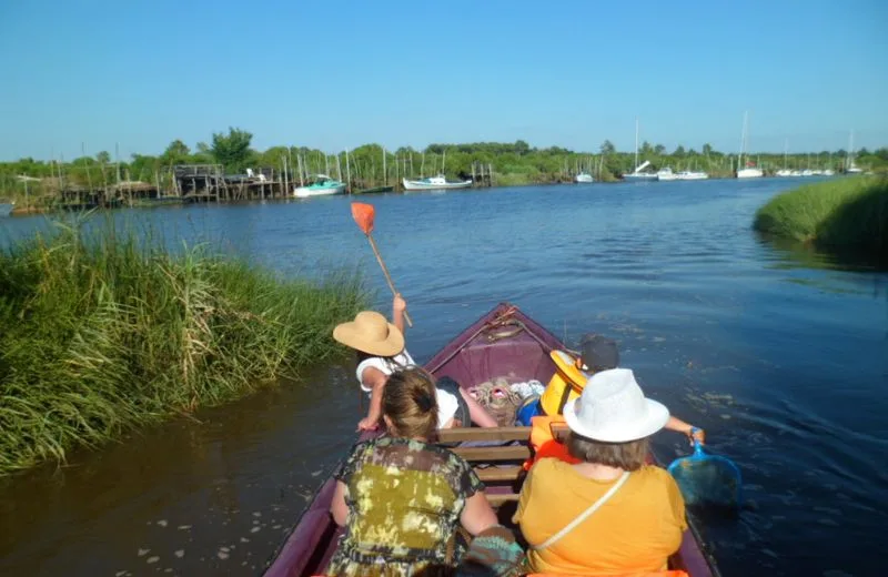 Escapade en galupe sur le delta de la Leyre