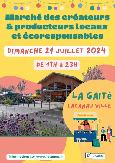 Marché des créateurs et producteurs locaux et éco-responsables