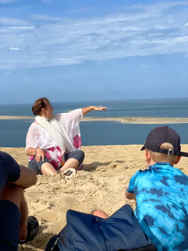 Balade contée sur la Dune du Pilat au lever du soleil