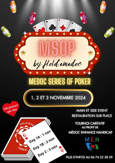 Tournoi poker Médoc Series of Poker – Hold’Emedoc