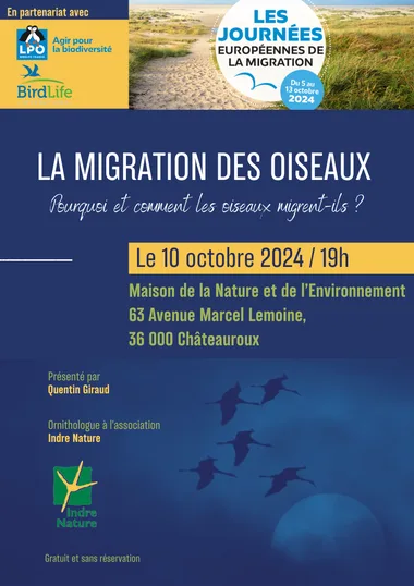 Confrénce “La migration des oiseaux”