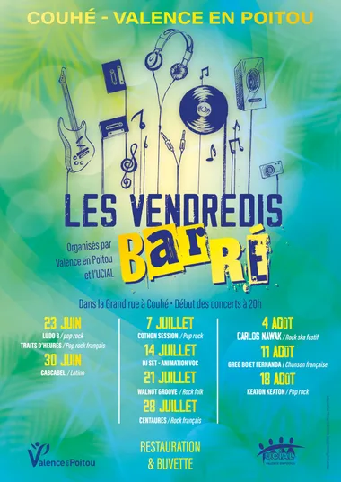 Les concerts de l'été à Valence en Poitou