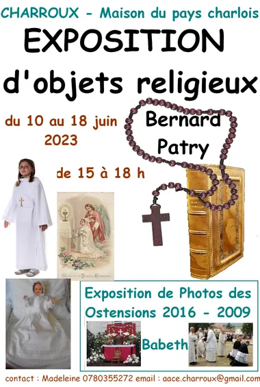 Exposition d'objets religieux
