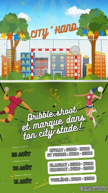City Hand : découvre le handball dans ton citystade !