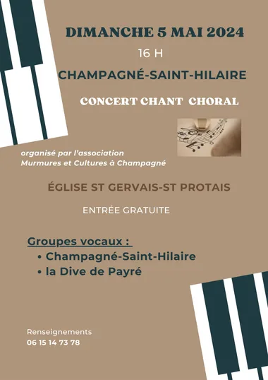 Concert à Champagné Saint-Hilaire
