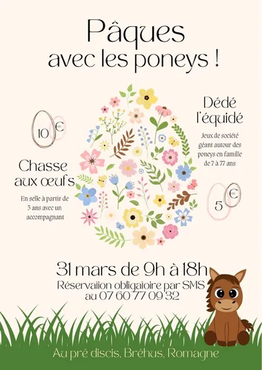 Pâques avec les poneys !