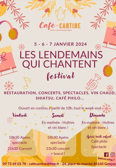 Les lendemains qui chantent : week-end festif au Café Cantine