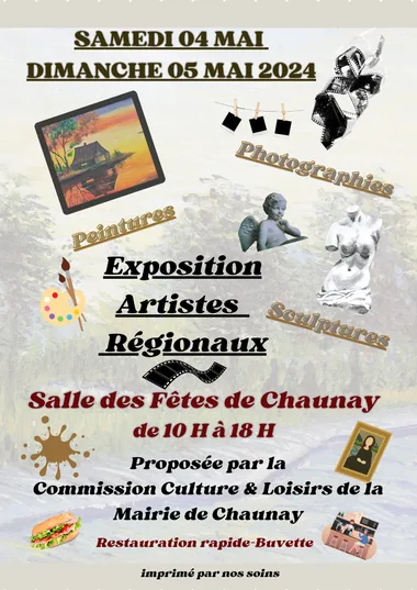 Chaunay expo artistes régionaux