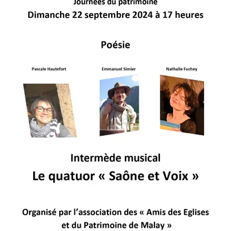 Intermède musical : Le quatuor “Saône et Voix”