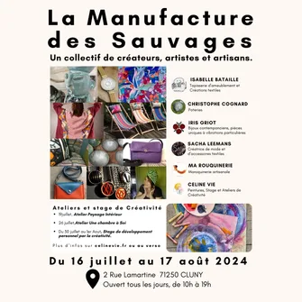 LA MANUFACTURE DES SAUVAGES- Un collectif de créateurs, artistes et artisans.