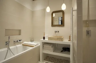 Salle de bain Chambre 4 - Maison d'hôtes - Cluny