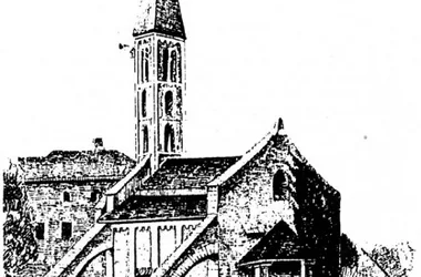 Chissey : Eglise Dessin1848