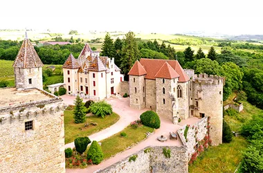 La Route des Châteaux en Bourgogne du sud