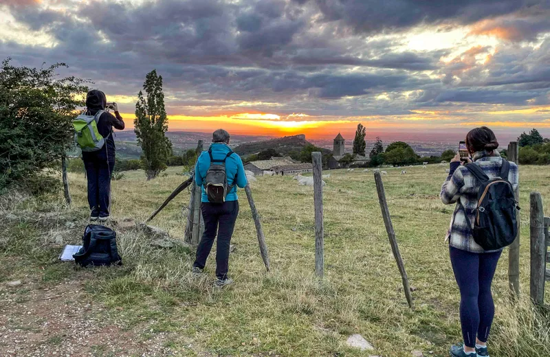 Réveil photographique sur la Roche de Solutré