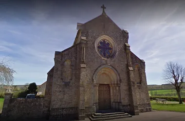 Saint-Martin-de-Salencey : façade à rosace