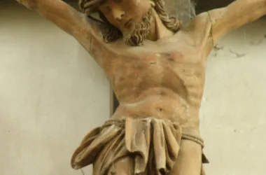 Saint-Ythaire : Crucifix (détail)