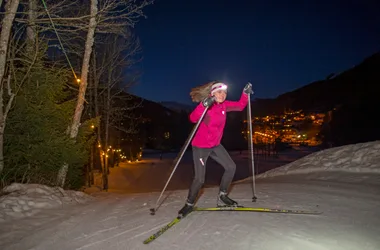 Esquiar por la noche todos los miércoles.