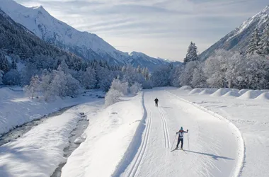 Plaisir du ski de fond aux bois- Chamonix
