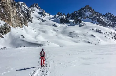 Argentiere-esquí-de travesía