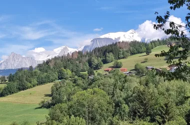 Vista del Mont Blanc desde el apartamento