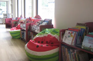 children's reading corner