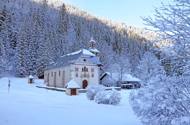 Notre-Dame de la Gorge in winter