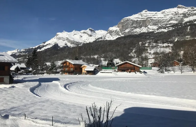Pista de esquí de fondo en Servoz