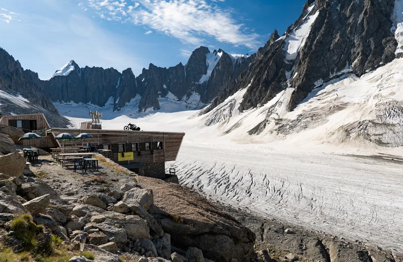 Refuge d'Argentière - glacier