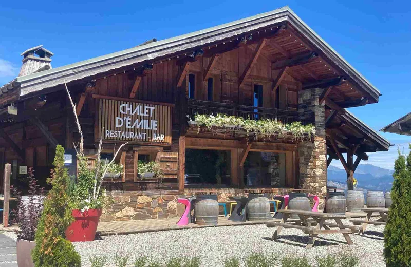 Exterior of the chalet