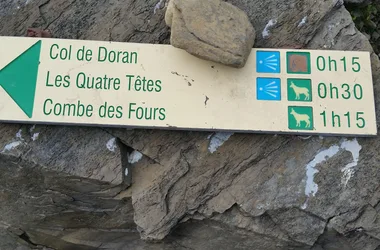 ruta de senderismo: las Cuatro Cabezas de Doran (2364 m)
