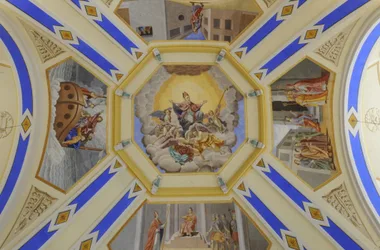 Bóvedas pintadas - Iglesia de San Nicolás de Véroce