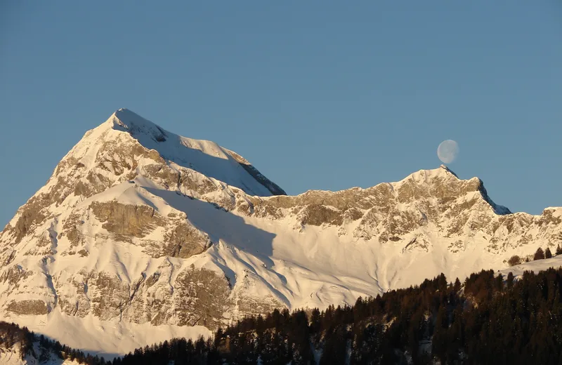 Mont Charvin en invierno