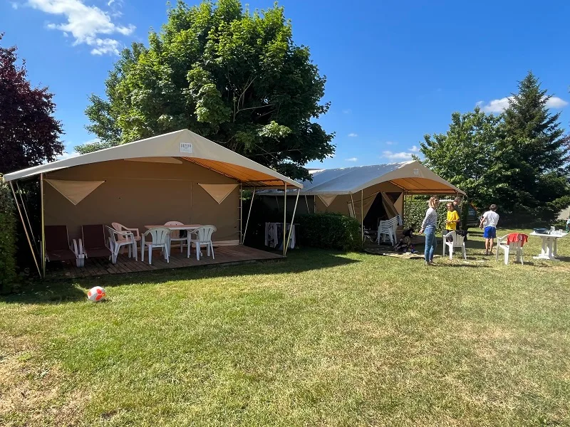 Tente lodge 5 personnes - Camping Paradis L'Arada Parc - Sonzay