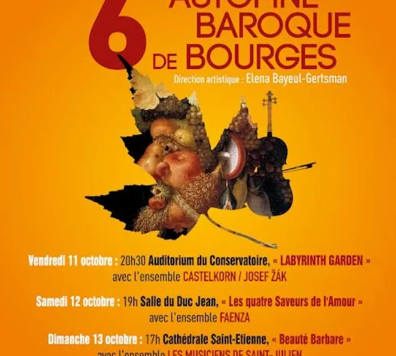 6ème Automne baroque de Bourges Du 11 oct au 16 déc 2024