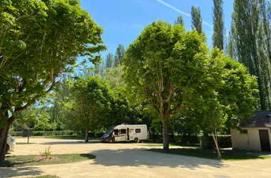 Aire Camping-Car Park de Chenonceaux - Touraine, Val de Loire, France.