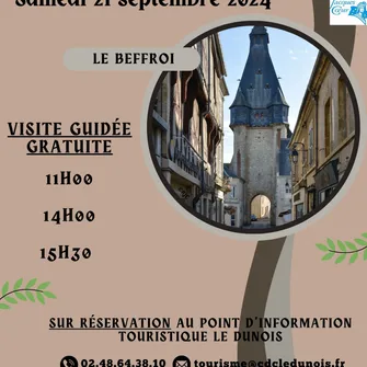 Journées du Patrimoine – Visites Guidées du Beffroi de Dun-sur-Auron