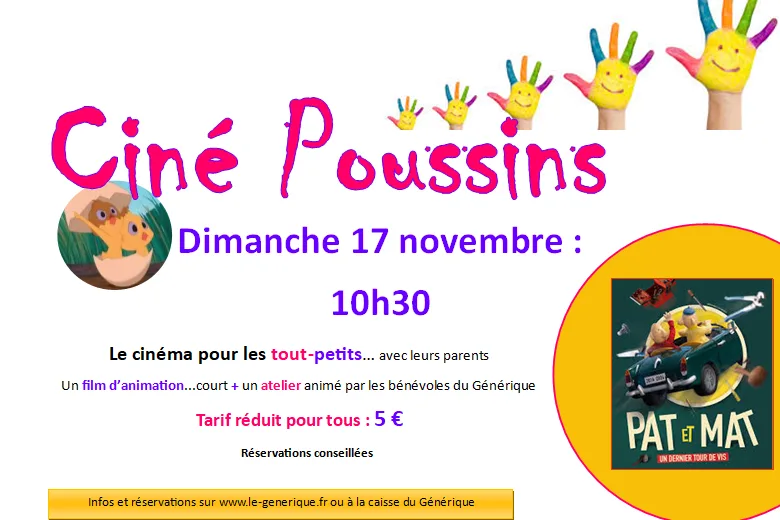 Cine Poussins : Pat et Mat : un dernier tour de vis