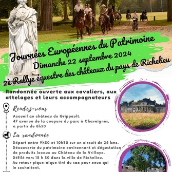 JEP – Rallye équestre des châteaux du Pays de Richelieu