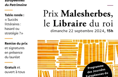 #JEP | Remise du prix « Malesherbes, Libraire du Roi »