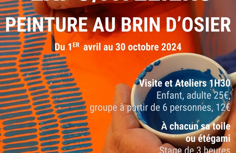 Visite et ateliers autour de la peinture au brin d