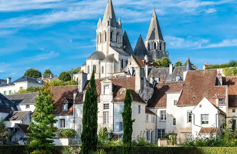 Collégiale Saint-Ours - Loches, Val de Loire, France.