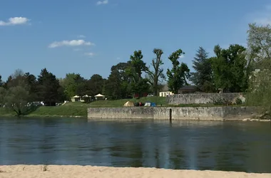 Chatillon sur Loire-Camping municipal des Combles - vue générale