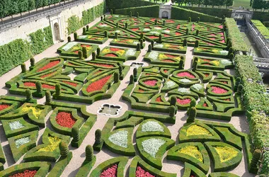 Chateau and gardens of Villandry